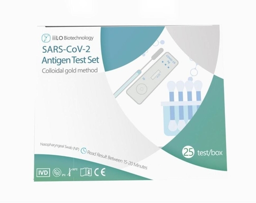 Del antígeno SARS-CoV-2 de la esponja de la prueba del equipo 15-20 de los minutos reacción rápida rápidamente
