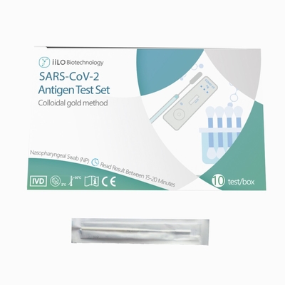 La prueba del antígeno del precio de fábrica de la exactitud del 99% SARS-CoV-2 fijó la prueba/la caja nasofaríngeas de la esponja 10