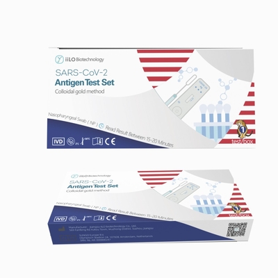 Kit de prueba de hisopo de antígeno rápido iiLO CE nasofaríngeo 1 prueba/caja