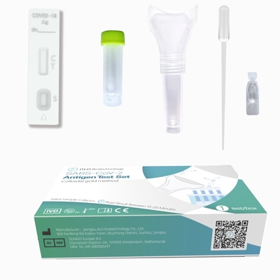 15-20 antígeno Kit Fast Reaction Rapid de autoprueba de los minutos 1 prueba/caja